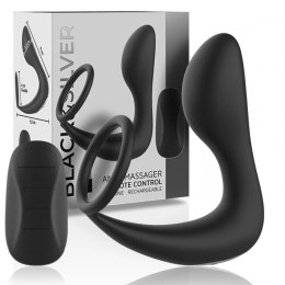 Black&Silver Model BS9229 Masażer zdalny silikonowy czarny średni