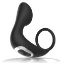 Black&Silver Model BS9229 Masażer zdalny silikonowy czarny średni
