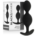 Black&Silver Orson korek silikonowy dwufalowy 9,5 cm uniseks