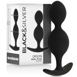 Black&Silver Orson korek silikonowy dwufalowy 9,5 cm uniseks