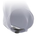 Black&Silver Panty Model - Silikonowe Majtki Wibrujące z Pilotem, Czarny