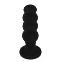 Black&Silver Scott silikonowy stymulator analny czarny 12,5 cm