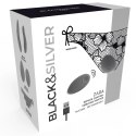 Black&Silver Zara - Masażer zdalny z 10 trybami + majtki uniwersalne