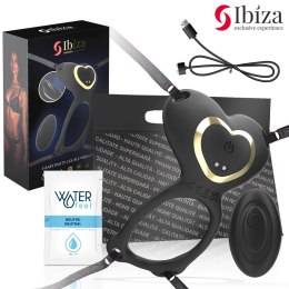 Ibiza Heart Vibe - model zdalnie sterowany, silikonowy, rożowy, 10 trybow