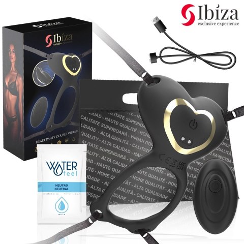 Ibiza Heart Vibe - model zdalnie sterowany, silikonowy, rożowy, 10 trybow
