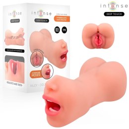 Intense Riley Deep Touch - podwojny symulator anatomiczny 3w1 TPE