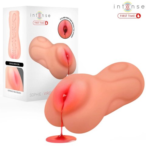 Intense Sophie Model Virgin Anatomiczny System TPE Naturalny 15cm