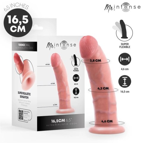 MR INTENSE Terence Small - kompaktowy model silikonowy z przyssawką 16,5 cm