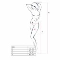 Passion S011 Bielizna typu Strip Pants biała, siateczkowa, elastyczna One Size