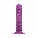 Teazers Double Vibrator Fioletowy z Przyssawką i Pilotem Bezprzewodowym