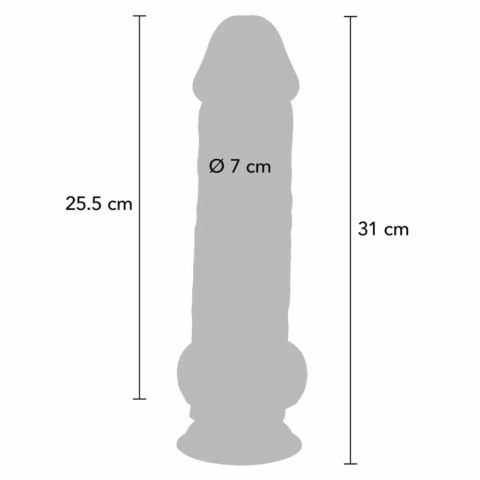 ToyJoy Get Real Deluxe Extra Gruby Model Anatomiczny 31 cm z Przyssawką