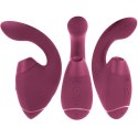 Womanizer Duo Next Intymna Maszyna 3D Air, podwojna, ciemnorożowa