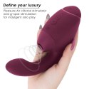 Womanizer Duo Next Intymna Maszyna 3D Air, podwojna, ciemnorożowa