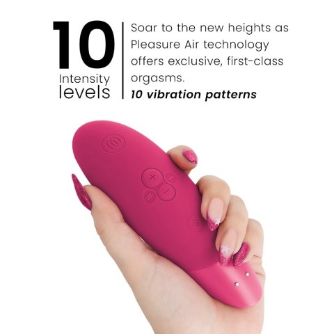 Womanizer Enhance Black-Purple - System 2w1 z technologią powietrzną i wibracjami