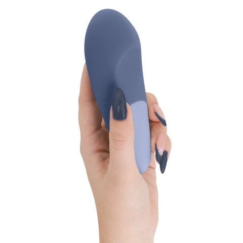 Womanizer Vibe Lay-On - cichy model wibrujący, ciemnoniebieski, IPX7