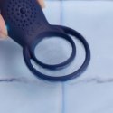 Boners Pierścień Intymny Wibrujący dla Par Blue silikonowy
