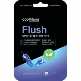 CoolMann Flush Suplement Błonnikowy dla Mężczyzn 60 kapsułek wegańskich
