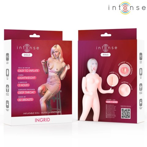 Intense Dolls Ingrid - Nadmuchiwana lalka anatomiczna 145 cm z trzema strefami