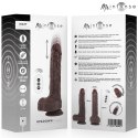 MR INTENSE Matt - Model z ruchem wertykalnym, pilot, silikon 22 cm szary