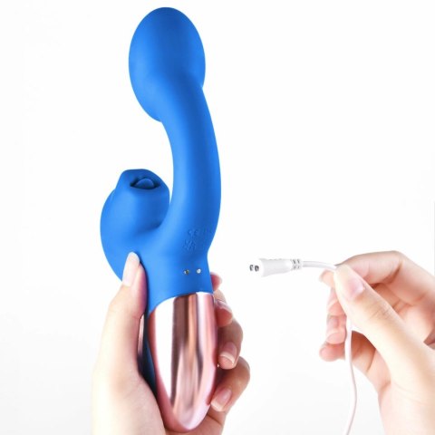 Magic Motion Magic Ponder Blue - wielofunkcyjny masażer z funkcją pulsacji