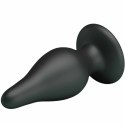 Pretty Love Ergonomiczna wtyczka silikonowa 15,4 cm z przyssawką czarna
