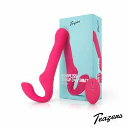 Teazers Strapless Wibrujący System Intymny Rożowy z Pilotem