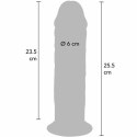 ToyJoy Get Real Deluxe TPE Vital Skin 25,5 cm - model anatomiczny z przyssawką