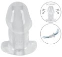 ANOS Tunnel Plug Transparent - anatomiczny korek z otworem 10,2 cm