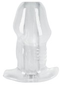 ANOS Tunnel Plug Transparent - anatomiczny korek z otworem 10,2 cm