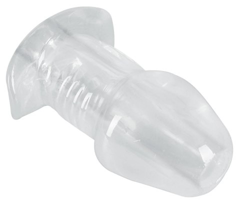 ANOS Tunnel Plug Transparent - anatomiczny korek z otworem 10,2 cm