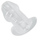 ANOS Tunnel Plug Transparent - anatomiczny korek z otworem 10,2 cm