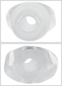 ANOS Tunnel Plug Transparent - anatomiczny korek z otworem 10,2 cm
