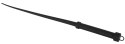 Bad Kitty Whip Silicone - czarny bat silikonowy 60 cm, ergonomiczny uchwyt