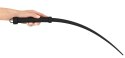 Bad Kitty Whip Silicone - czarny bat silikonowy 60 cm, ergonomiczny uchwyt