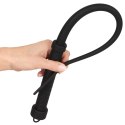 Bad Kitty Whip Silicone - czarny bat silikonowy 60 cm, ergonomiczny uchwyt
