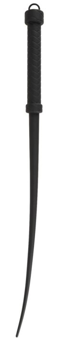 Bad Kitty Whip Silicone - czarny bat silikonowy 60 cm, ergonomiczny uchwyt