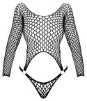 Cottelli Collection Body Fantasy S-L czarny, siateczkowy komplet dwuczęściowy