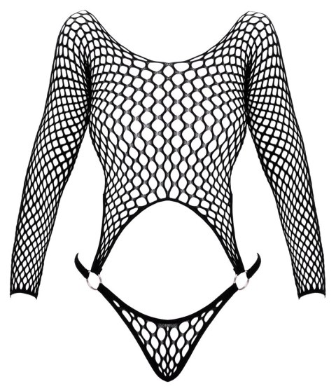 Cottelli Collection Body Fantasy S-L czarny, siateczkowy komplet dwuczęściowy