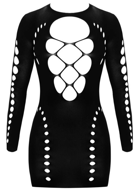 Cottelli Fantasy Dress S-L czarna sukienka z wycięciami, elastyczna