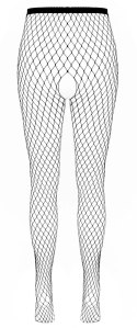Cottelli LEGWARE Net Tights S-L czarne, duże oczka, bezszwowe