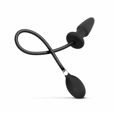 EasyToys - Nadmuchiwany Korek Anatomiczny Czarny z Zaworem Bezpieczeństwa