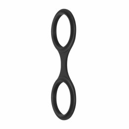 EasyToys Opaski Silikonowe Flexible Cuffs Czarny Regulowany Rozmiar