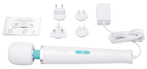 Le WAND Classique Plug-In Wand Massage biały 33 cm 10 trybow masażu