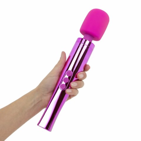 MyMagicWand Rożowy Masażer do Ciała z 6 Trybami i 7 Wzorcami Wibracji