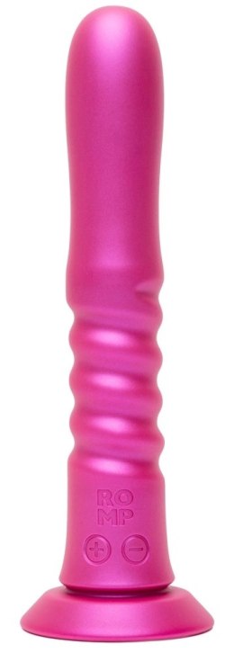 ROMP Jiggle - Wibrujący model z funkcją ruchu, silikonowy, fioletowy