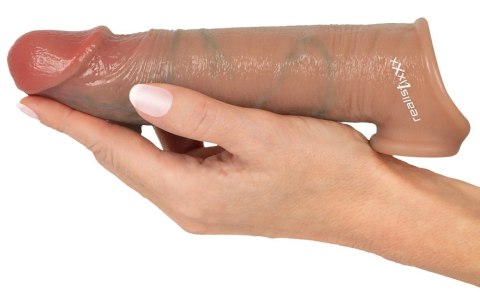 Realistixxx Extension Sleeve silikonowy, wydłużający, naturalny 20,5 cm