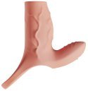 Realistixxx Real Sleeve Clit S - silikonowa nakładka wibrująca z pierścieniem