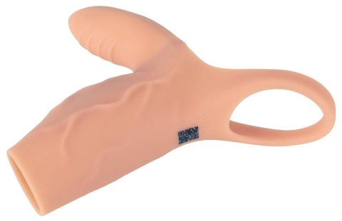 Realistixxx Real Sleeve Clit S - silikonowa nakładka wibrująca z pierścieniem