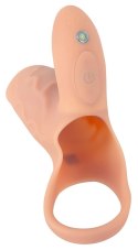 Realistixxx Real Sleeve Clit S - silikonowa nakładka wibrująca z pierścieniem