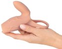 Realistixxx Real Sleeve Clit S - silikonowa nakładka wibrująca z pierścieniem